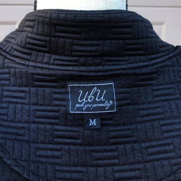 Gorgeous Designer Ubu Black Jacket Coat Medium - Picture 10 of 13